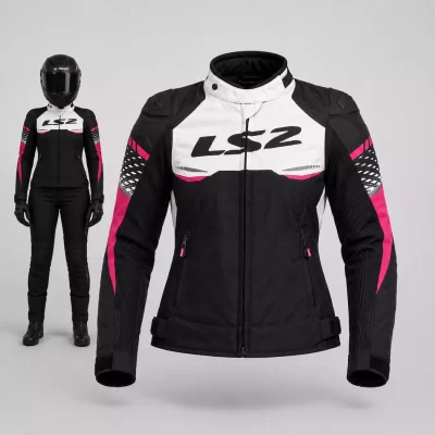 Campera Ls2 Apex - Mujer - Negro/Rosa