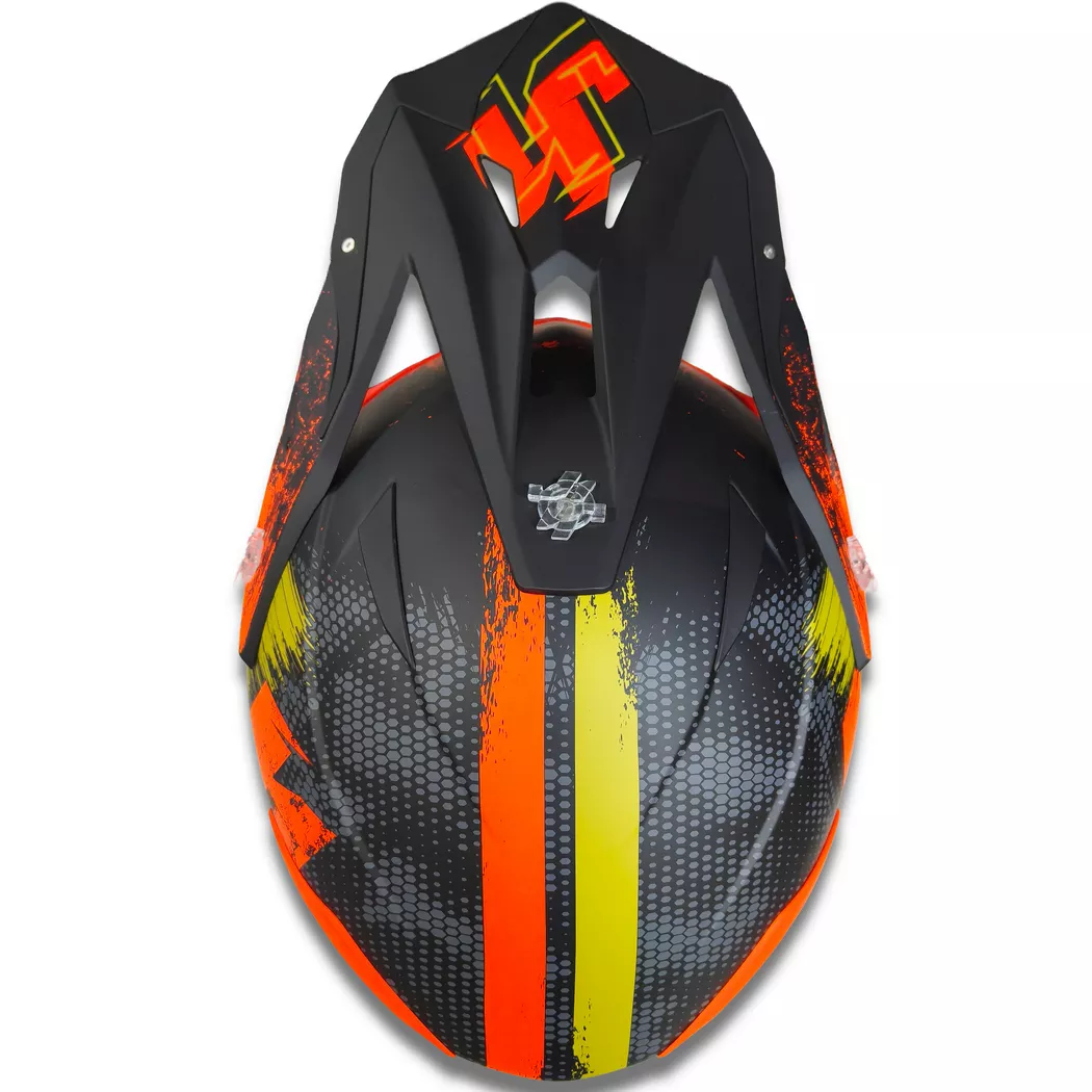 Casco Just1 Storm J39 + Antiparra - Naranja/Negro - Imagen 2