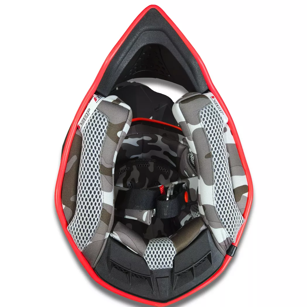 Casco Just1 Storm J39 + Antiparra - Naranja/Negro - Imagen 6