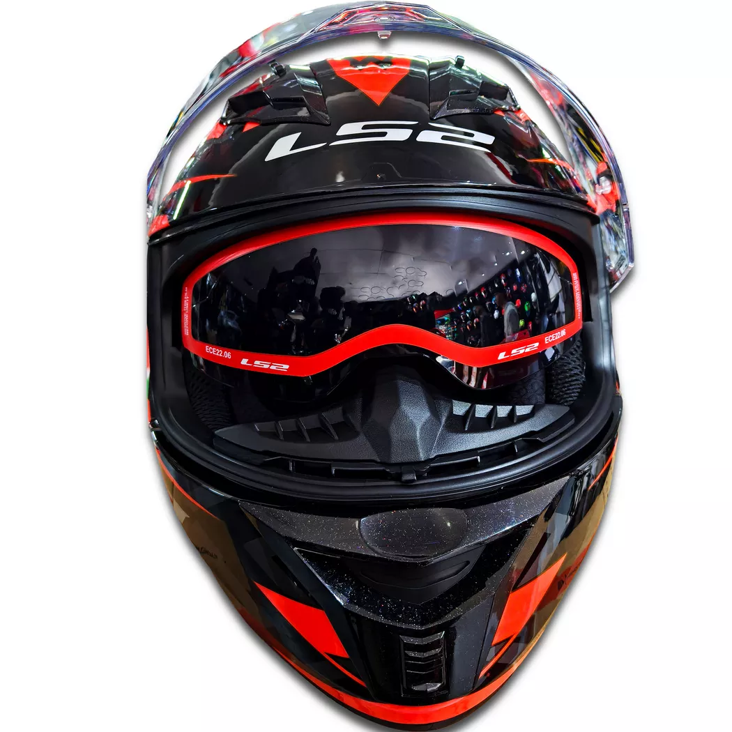 Casco Ls2 806 Fusion Aere - Rojo/Negro - Imagen 8