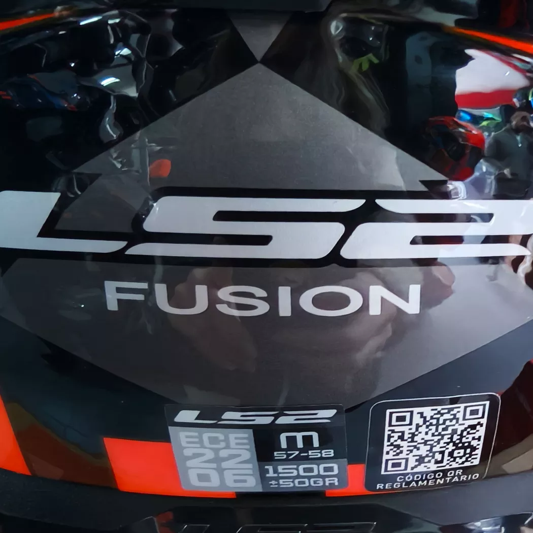 Casco Ls2 806 Fusion Aere - Rojo/Negro - Imagen 4