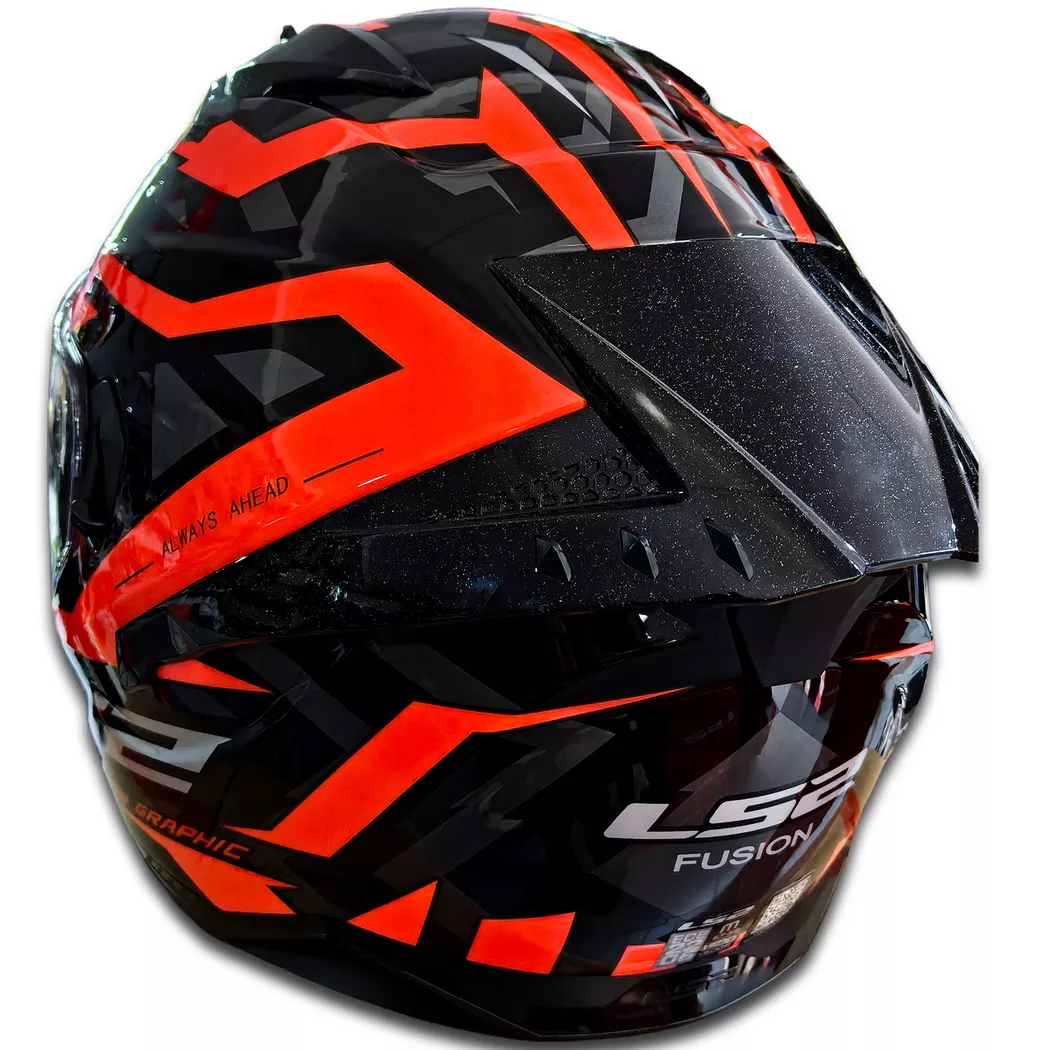 Casco Ls2 806 Fusion Aere - Rojo/Negro - Imagen 3