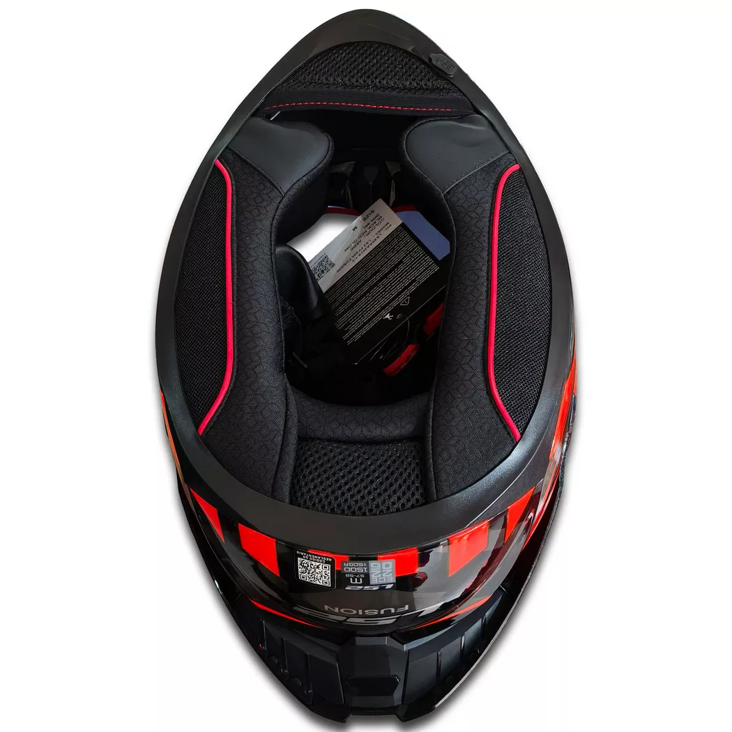 Casco Ls2 806 Fusion Aere - Rojo/Negro - Imagen 2
