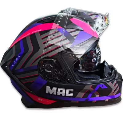 Casco Mac Force Konk - Violeta/Gris
