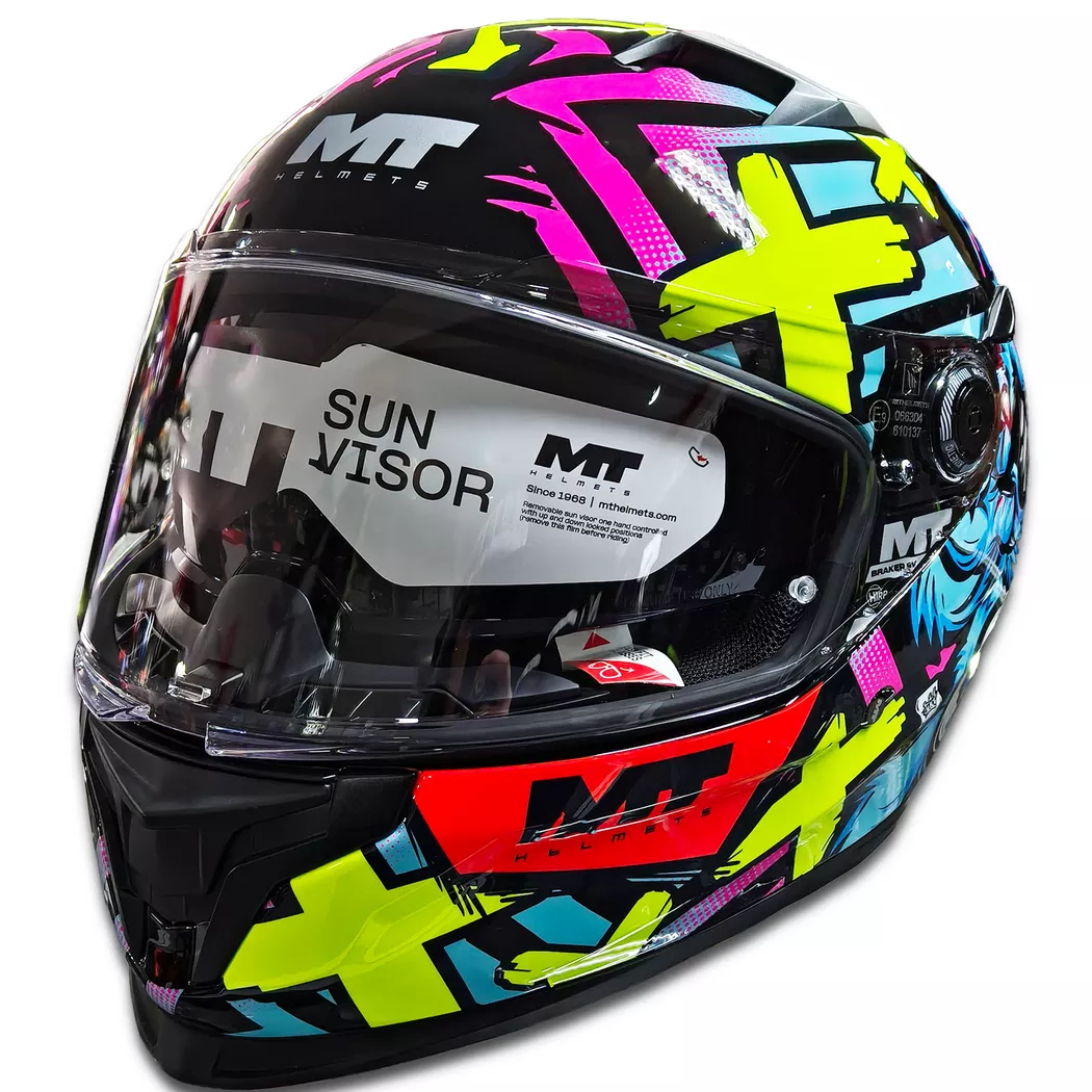 Casco MT - Doble Visor - Braker Crazy Teddy - Imagen 2