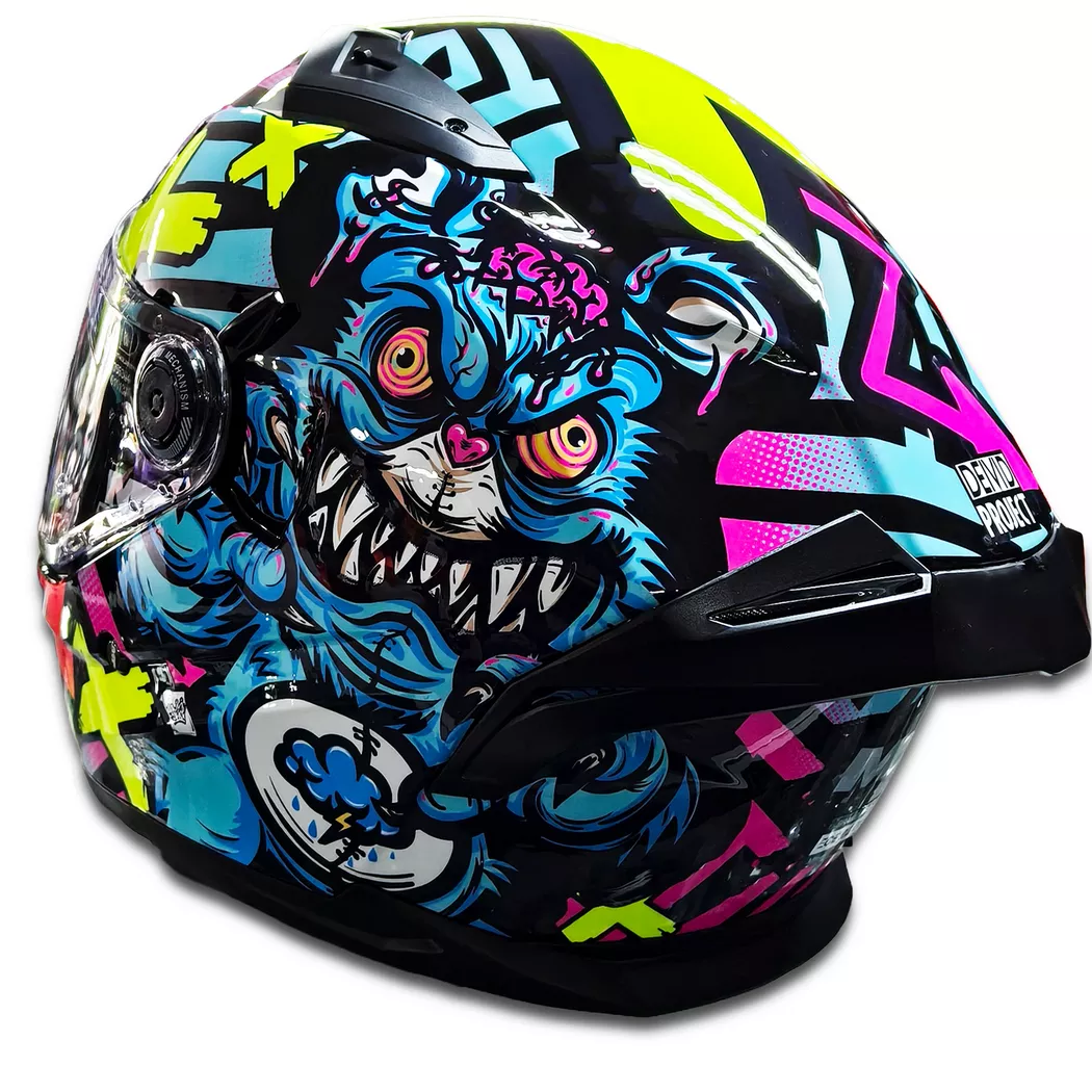 Casco MT - Doble Visor - Braker Crazy Teddy - Imagen 3
