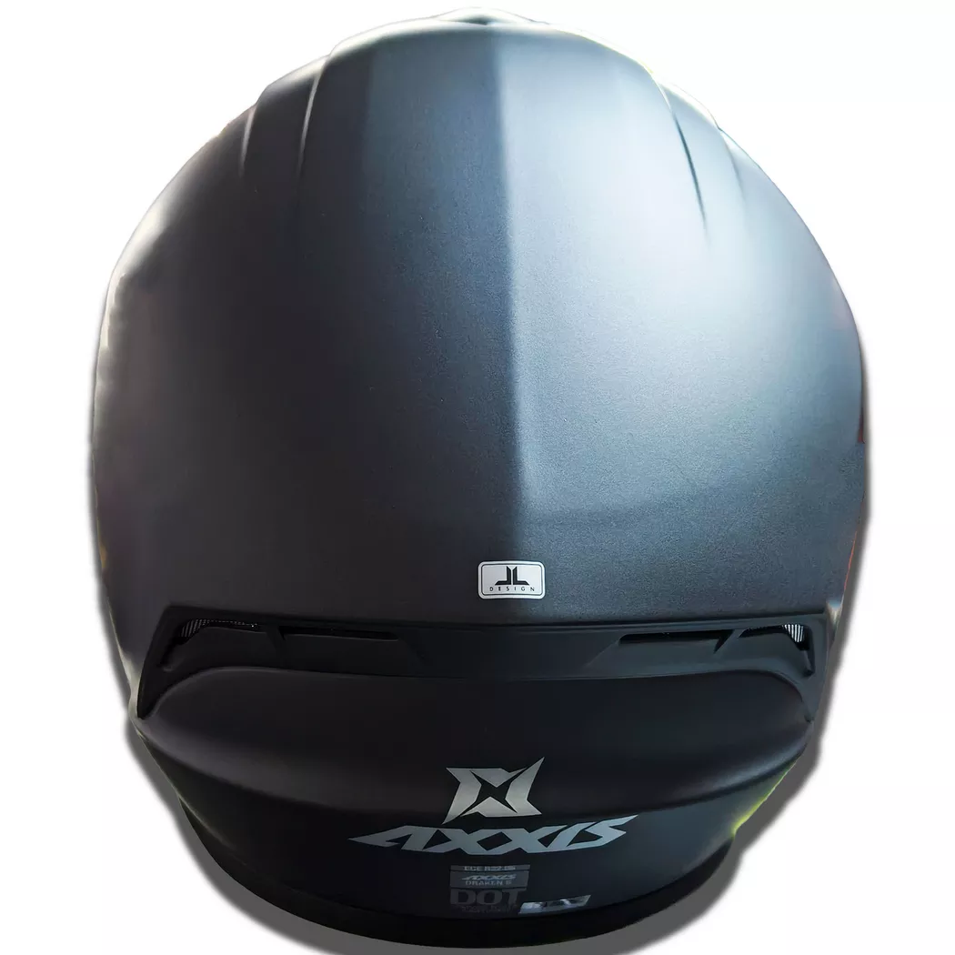 Casco Axxis Draken - Titanium Mate - Imagen 3